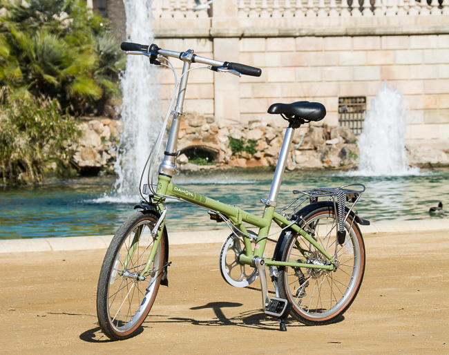 One of our Dahon bikes just waiting for you to ride off into the city.
